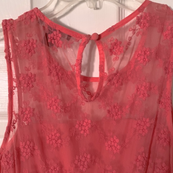 Forever 21 Sheer Back Pink Dress - Picture 3 of 7